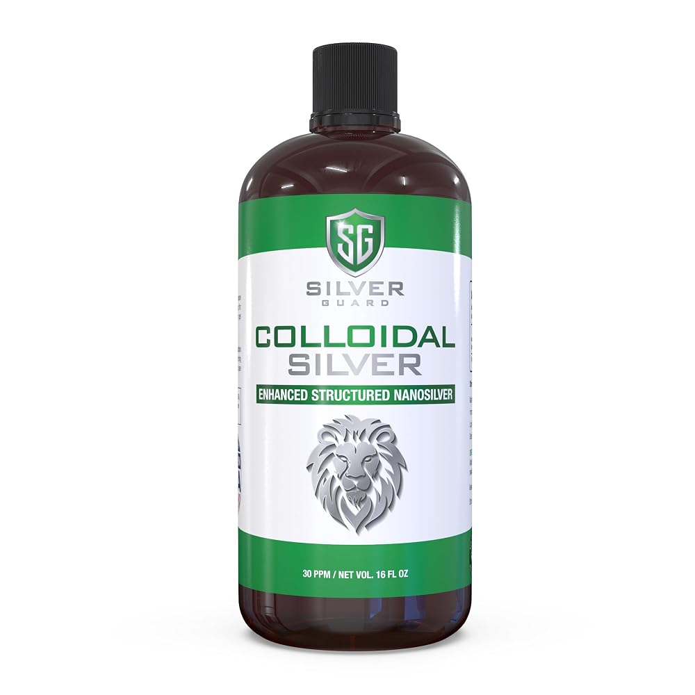 SilverGuard Enhanced Colloidal Silver Liquid Immune Support Supplement