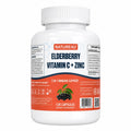 Nature4U Elderberry Immune Support Supplement - 300 Vegan Capsules