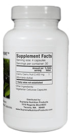 Supreme Nutrition Camu Supreme 100% Pure Camu Camu - 120 Vegetarian Capsules - image 2