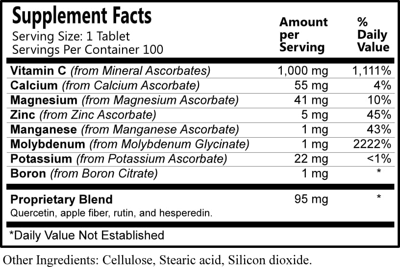 Daily Manufacturing Spectra-Scorb Plus Vitamin C 1000 mg - 120 Tablets - image 3