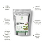 Elanen Naturals Organic Milk Thistle Seeds - 4 oz (113g) - image 4
