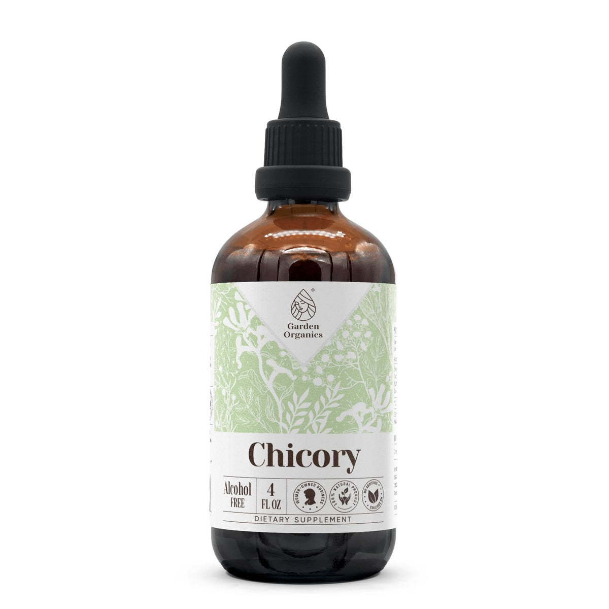 Garden Organics Chicory Alcohol-Free Natural Tincture Extract