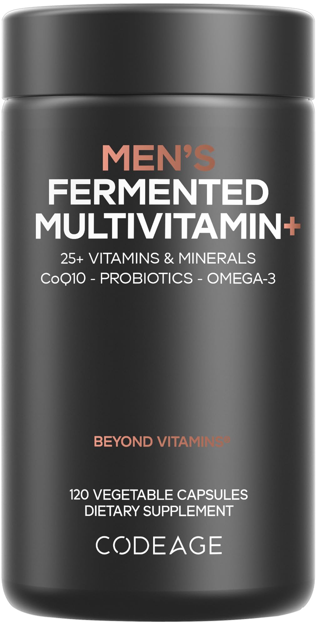 Codeage Men's Multivitamin with Probiotics & Omega-3 - 120 Capsules
