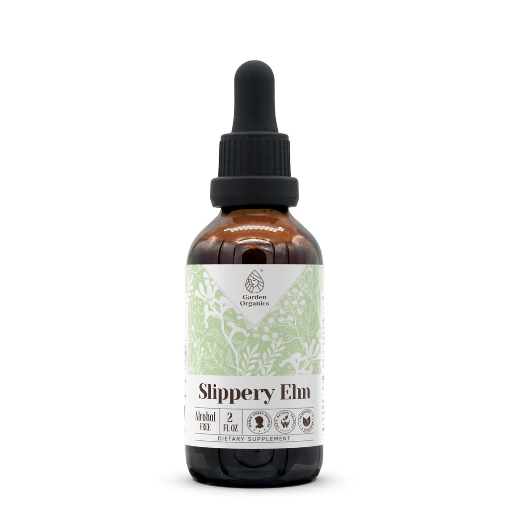 Garden Organics Slippery Elm Alcohol-Free Natural Tincture Extract
