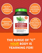 Zenwise Health Liposomal Vitamin C Supplement - 180 Capsules - image 3