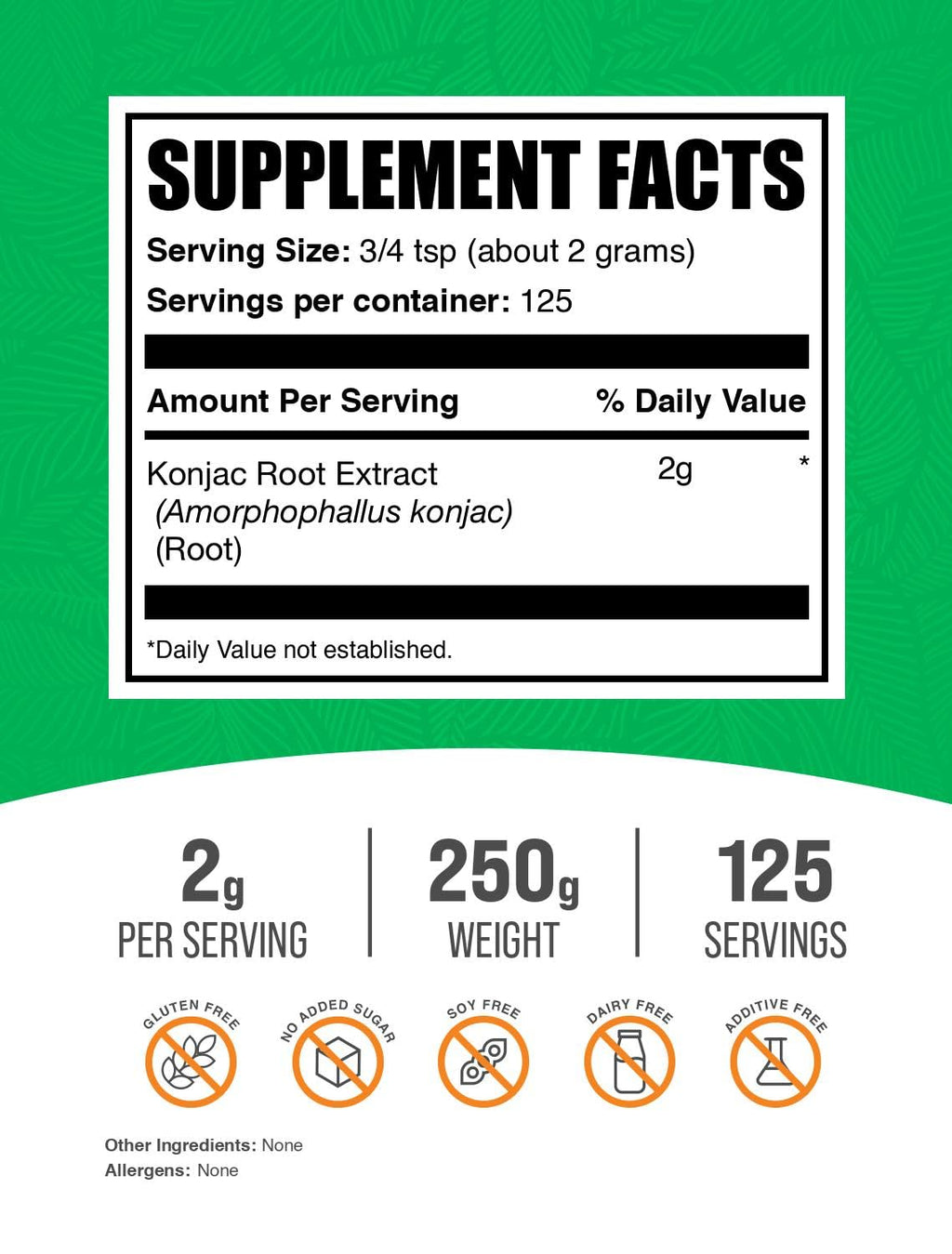 BulkSupplements.com Glucomannan Powder