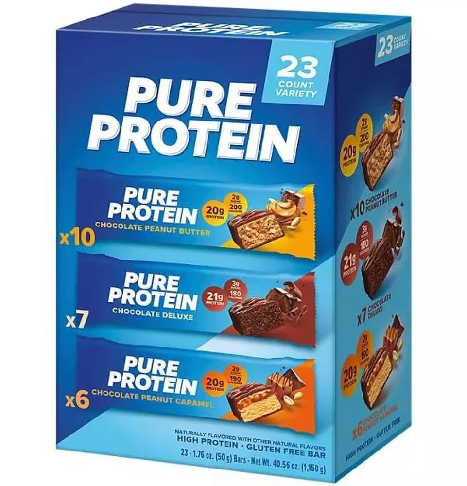 NEYUM Pure Protein Bars High Protein Energy Support - 23 Pack - image 6