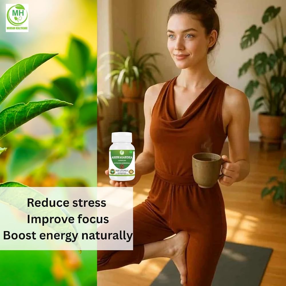 Morsan Healthcare Ashwagandha (Withania Somnifera) Capsules