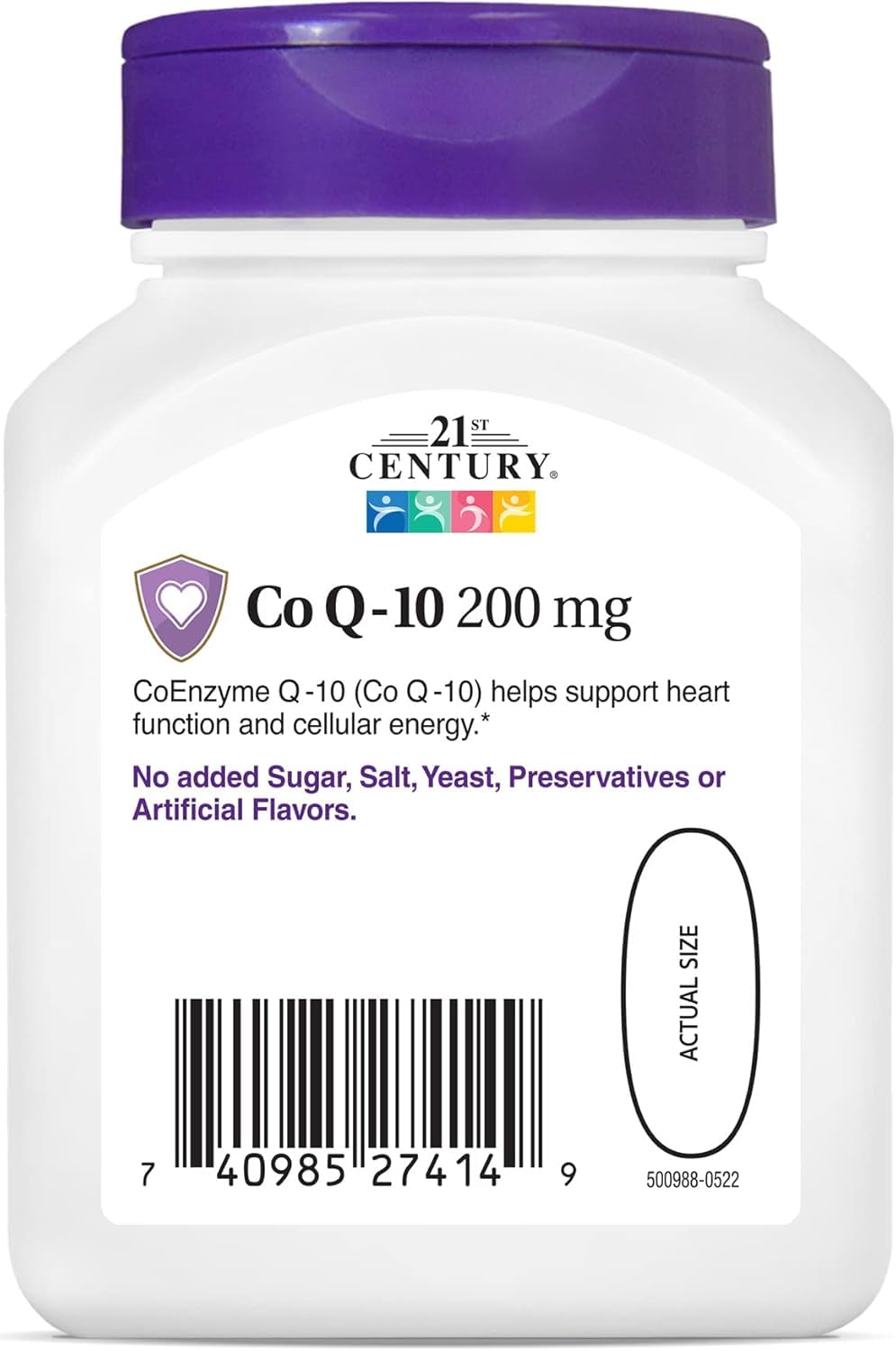 21st Century Co Q-10 200 mg Softgels Extra Strength - 270 Count - image 3