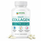 Natural Elements Multi Collagen 180 Protein Capsules - 2025mg