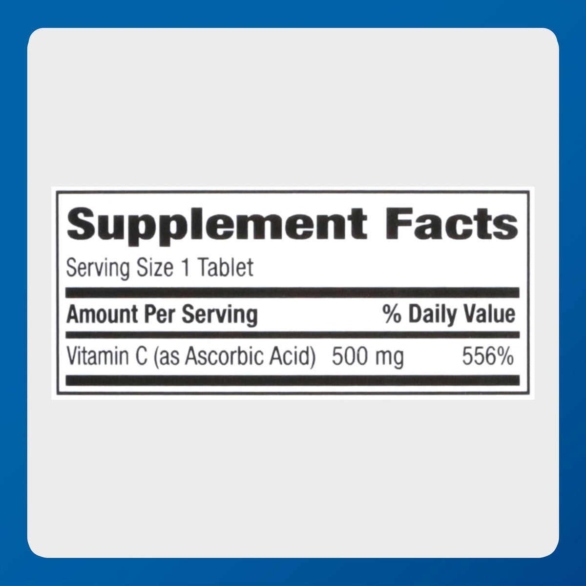 MAJOR Vitamin C 500 mg Ascorbic Acid - 1000 Tablets - image 6