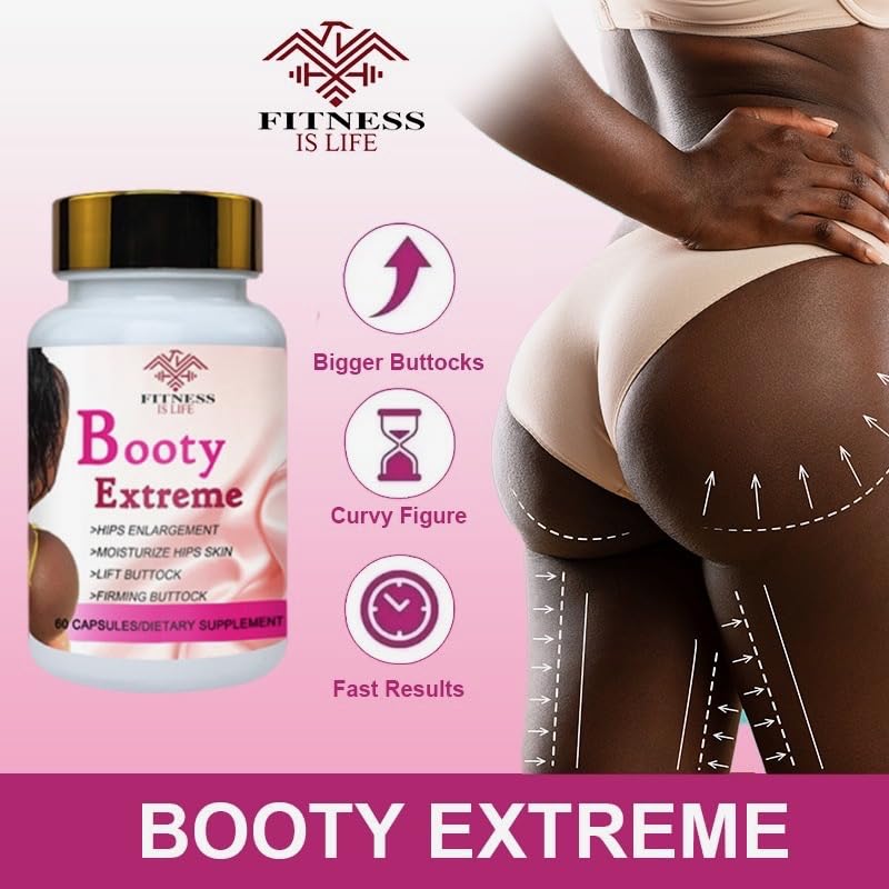 Fitness is Life Glute Support Capsules for Women – 60 Capsules - image 5