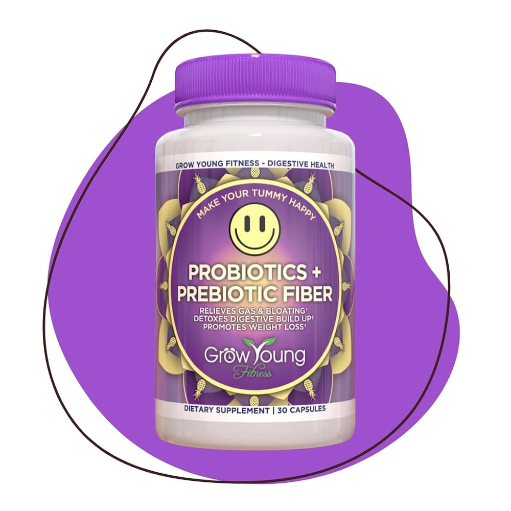 Grow Young Fitness Daily Probiotic + Prebiotic Fiber - 30 Capsules - image 5