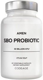 Amen SBO Probiotics Supplement 50 Billion CFU - 60 Capsules