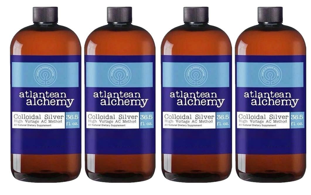 Atlantean Alchemy Colloidal Silver 100ppm - 146 Fl Oz