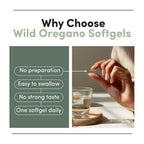 AROMAVITA Wild Oregano Oil Softgels 86% Carvacrol (High Potency)