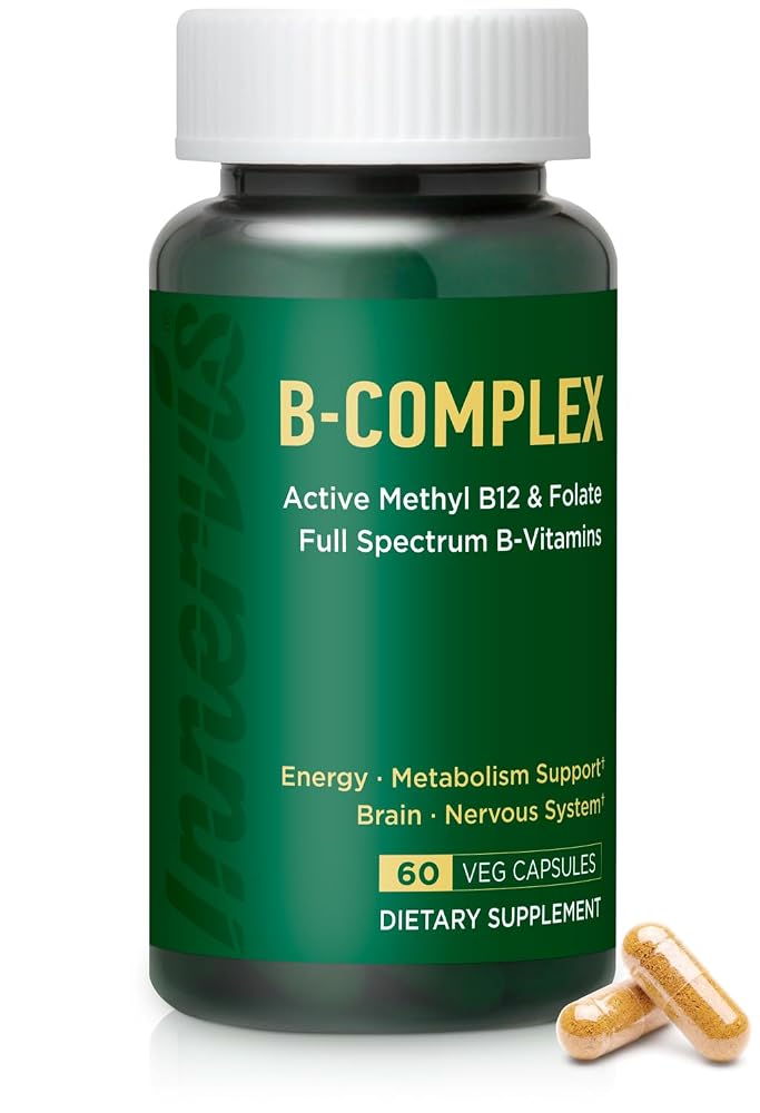 INNERVISNUTRITION Methylated B Complex Vitamins - 60 Capsules