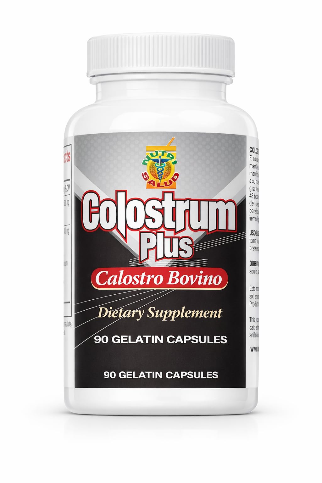 Nutrisalud Products Bovine Colostrum Capsules - 90 Count