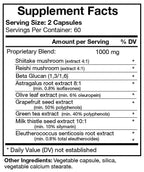 Bio-Design Immune Plex Mushroom & Herbal Formula - 120 Capsules - image 2