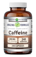 Amazing Nutrition Caffeine 200 mg Energy Capsules - 240 Count