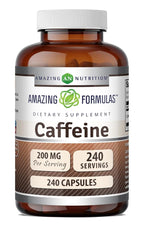 Amazing Nutrition Caffeine 200 mg Energy Capsules - 240 Count