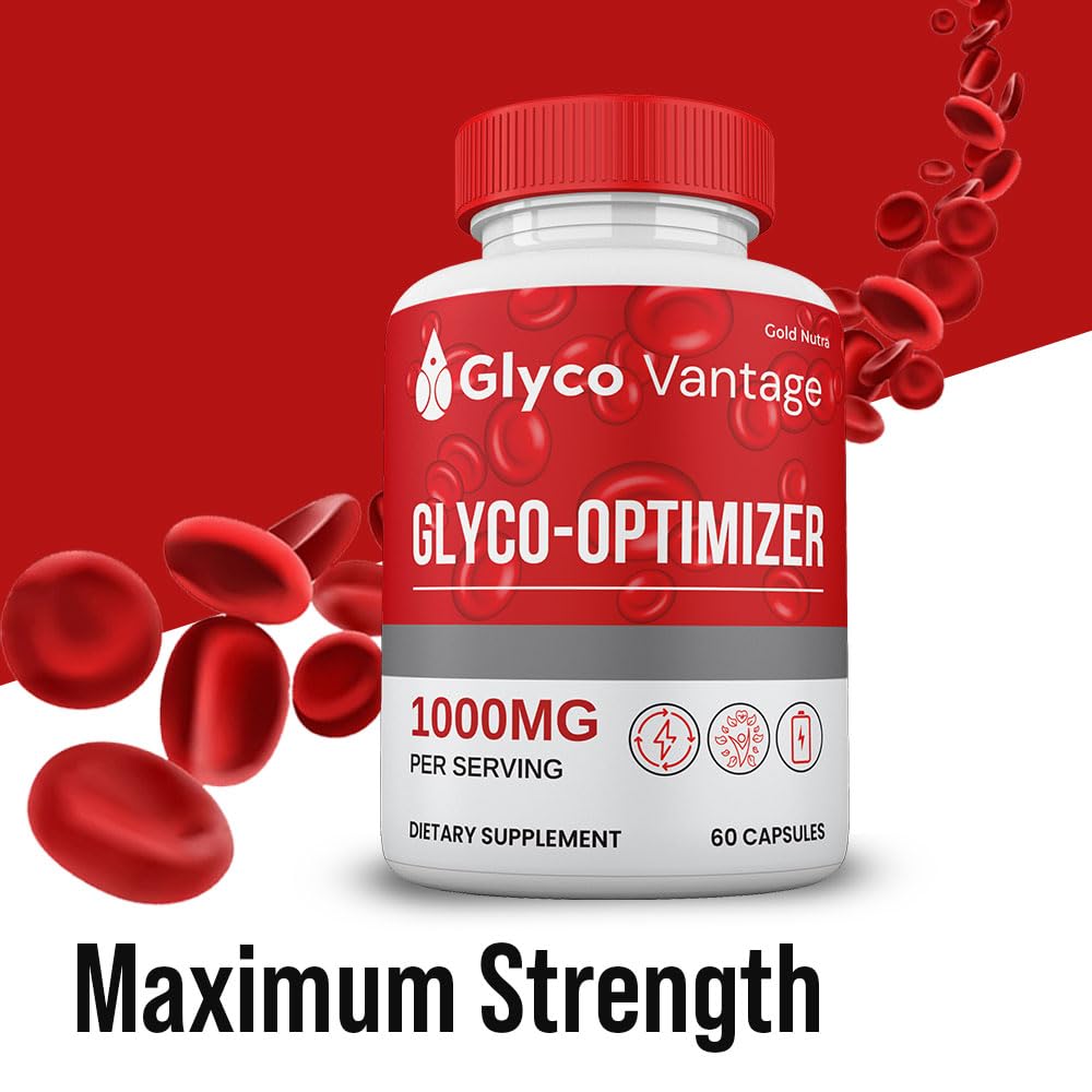 Gold Nutra Glyco Vantage Glyco Optimizer Capsules Blood Support - 5 Pack - image 4