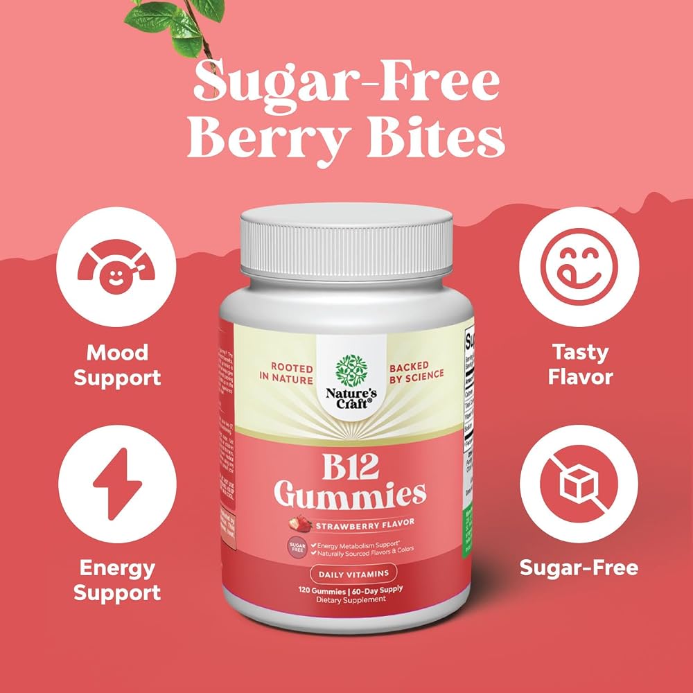 Natures Craft Vitamin B12 Gummies for Adults