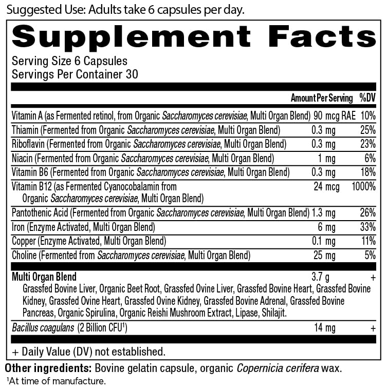 Organ Supplements by Ancient Nutrition