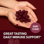 YUM-V'S Elderberry Gummies with Vitamin C & Zinc - 60 Gummies - image 3