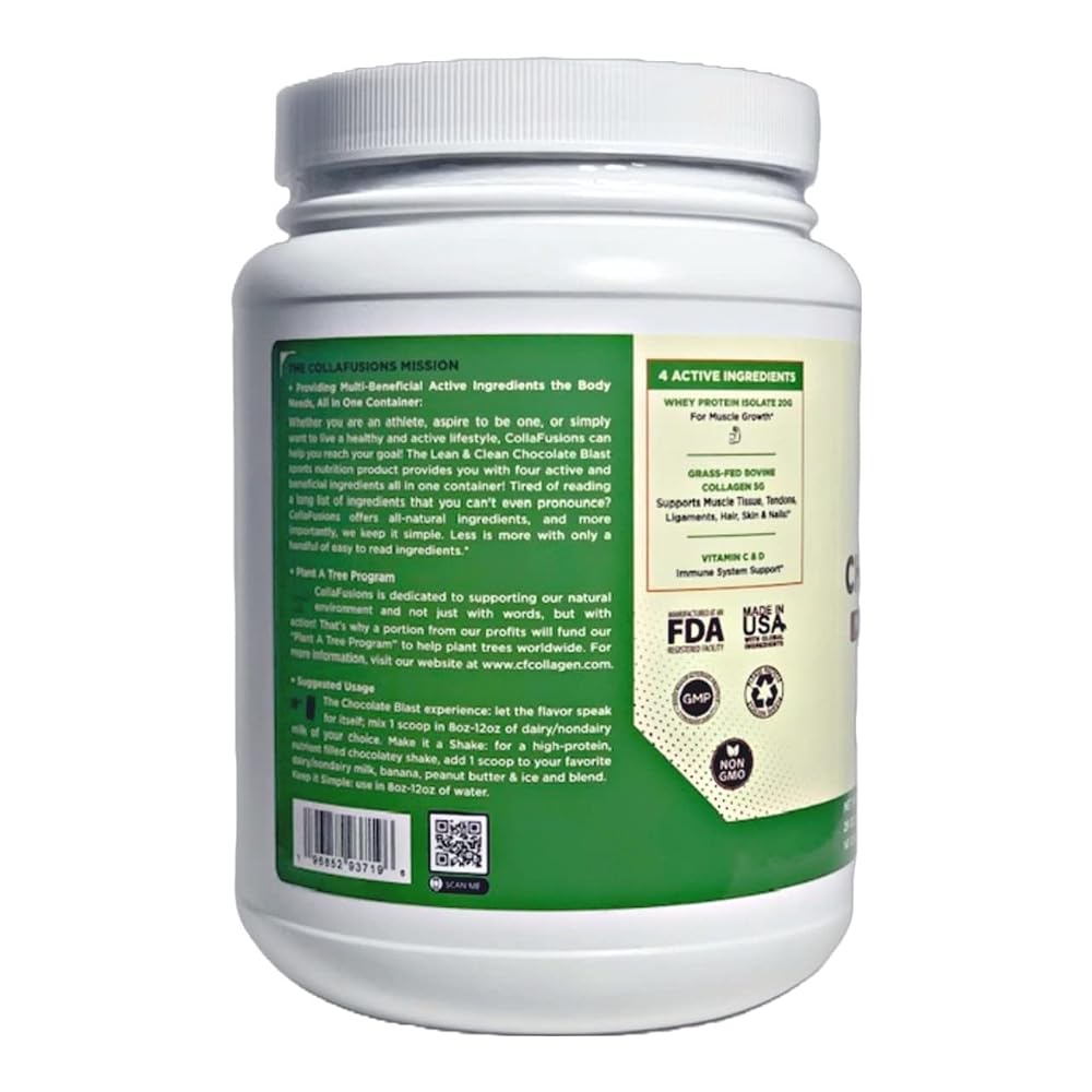 CollaFusions Whey Protein Isolate with Collagen Peptides - 24 Servings - image 3