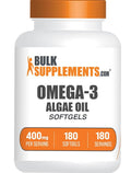 BulkSupplements Omega-3 Softgels from Algal Oil - 180 Count