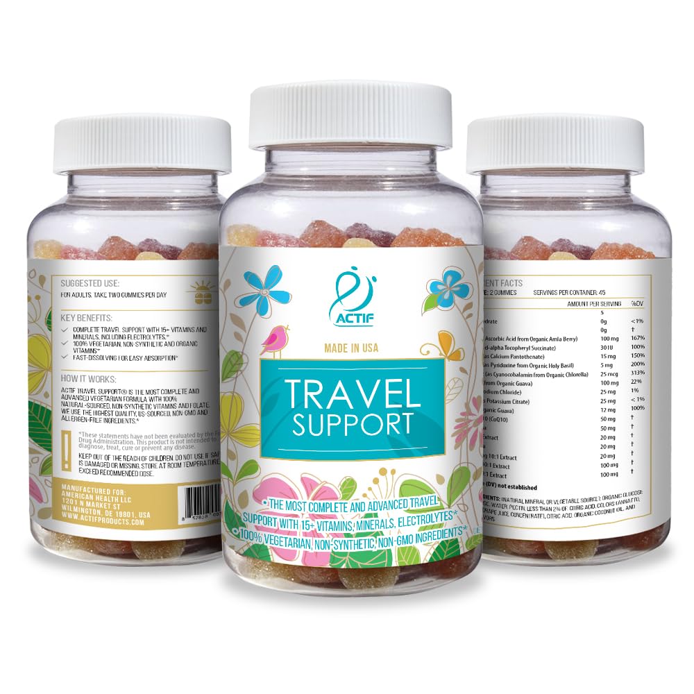 ACTIF Travel Mega Support Multivitamin - 90 Gummies - image 4