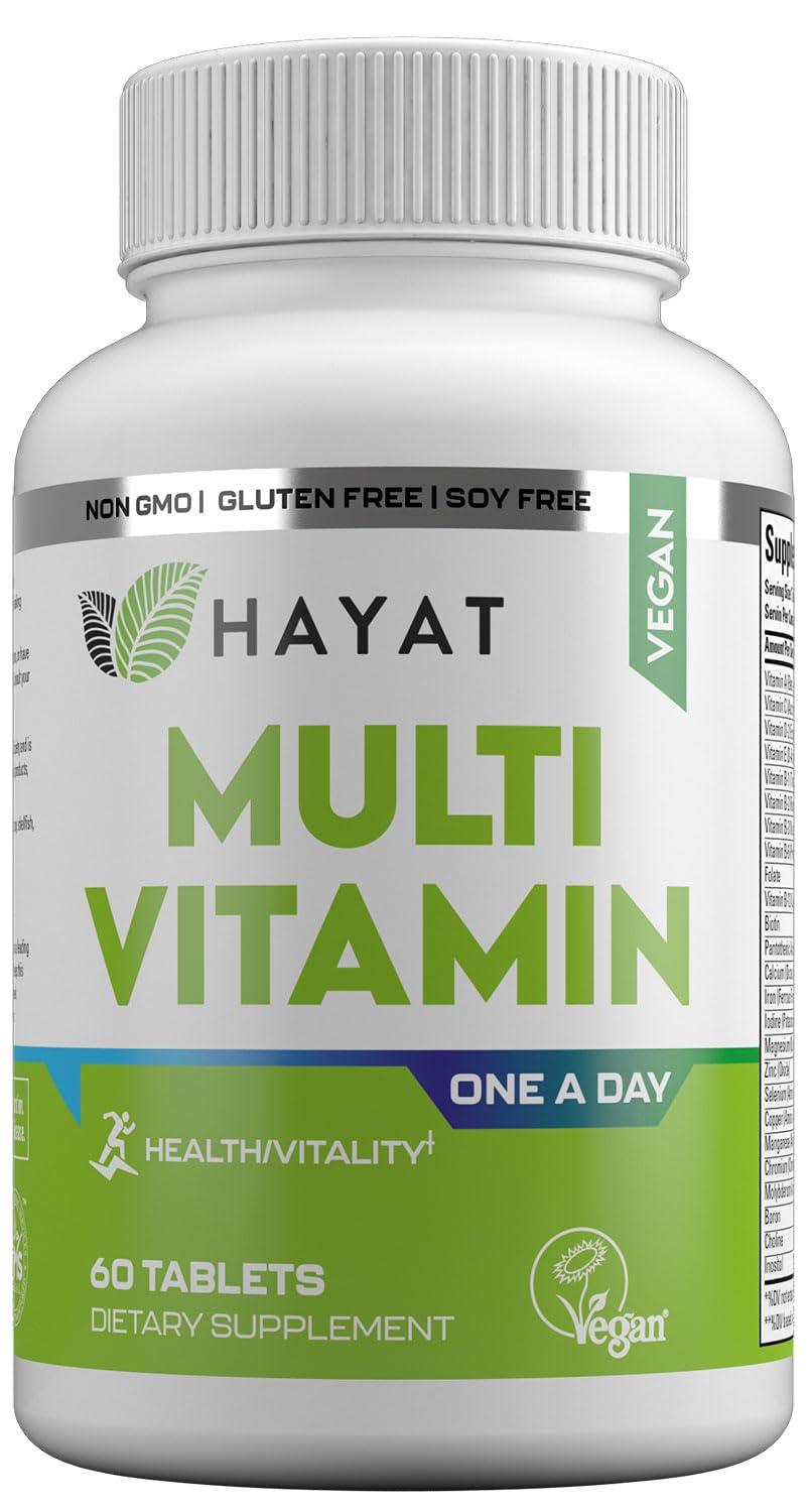 HAYAT Vegan Natural Multivitamin - 60 Tablets