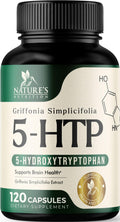 Nature's Nutrition 5HTP 200mg per Serving Capsules - 5 HTP Supplement