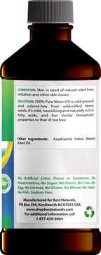 Best Naturals 100% Pure Neem Oil