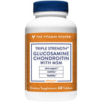 The Vitamin Shoppe Triple Strength Glucosamine Chondroitin MSM - 60 Tablets