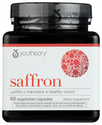 Youtheory Saffron Advanced Dietary Supplement for Mood - 60 Capsules