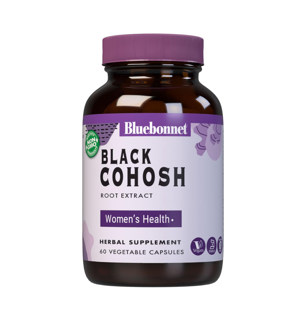 BlueBonnet Black Cohosh Root Extract Supplement - 60 Vegetable Capsules