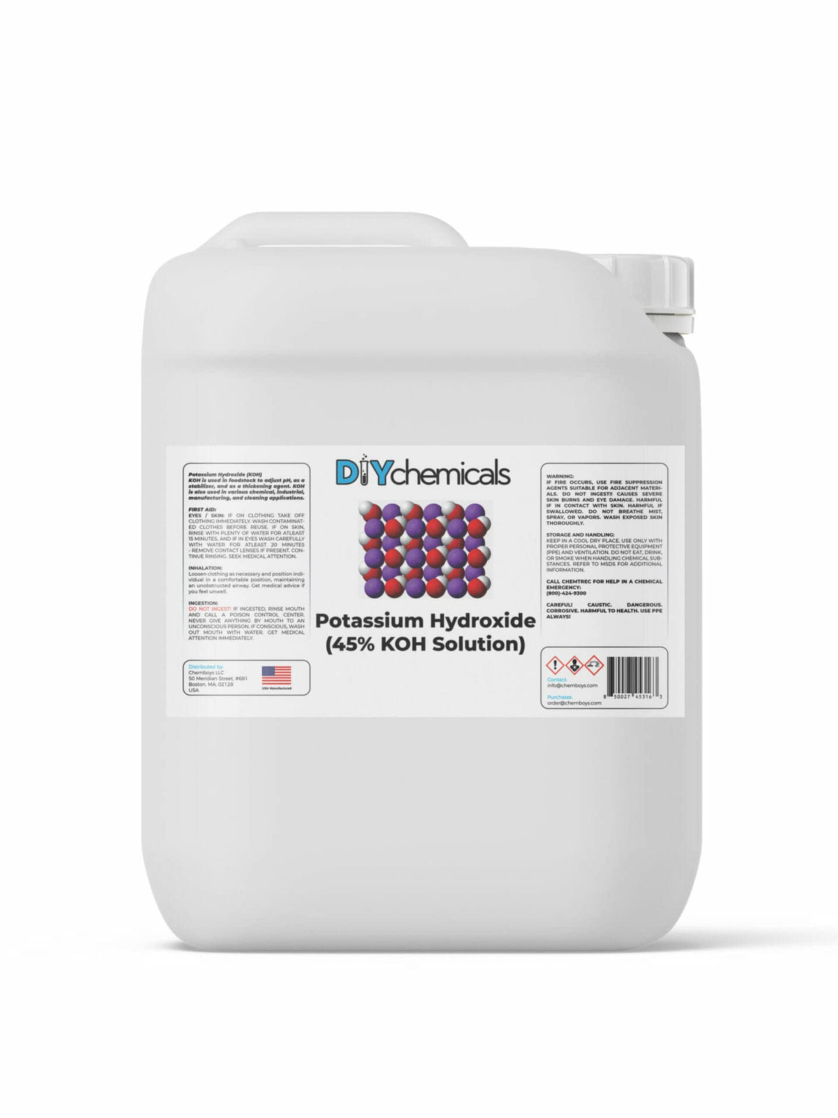 Chemboys DIYChemicals Liquid Potassium Hydroxide 45%