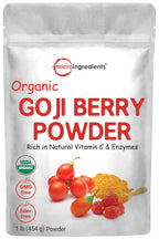 Micro Ingredients Organic Goji Powder - 16 Ounces