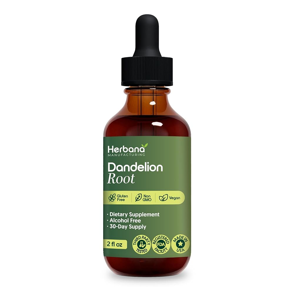 HERBANA MANUFACTURING Dandelion Root Liquid Extract - 4 fl oz - image 6