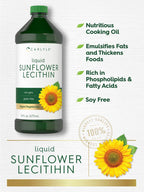 Carlyle Sunflower Lecithin Liquid - 16 fl oz (Pack of 2) - image 3
