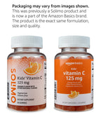 Amazon Basics Kids' Vitamin C 125mg Gummies, Orange Flavor - 60 Count - image 3