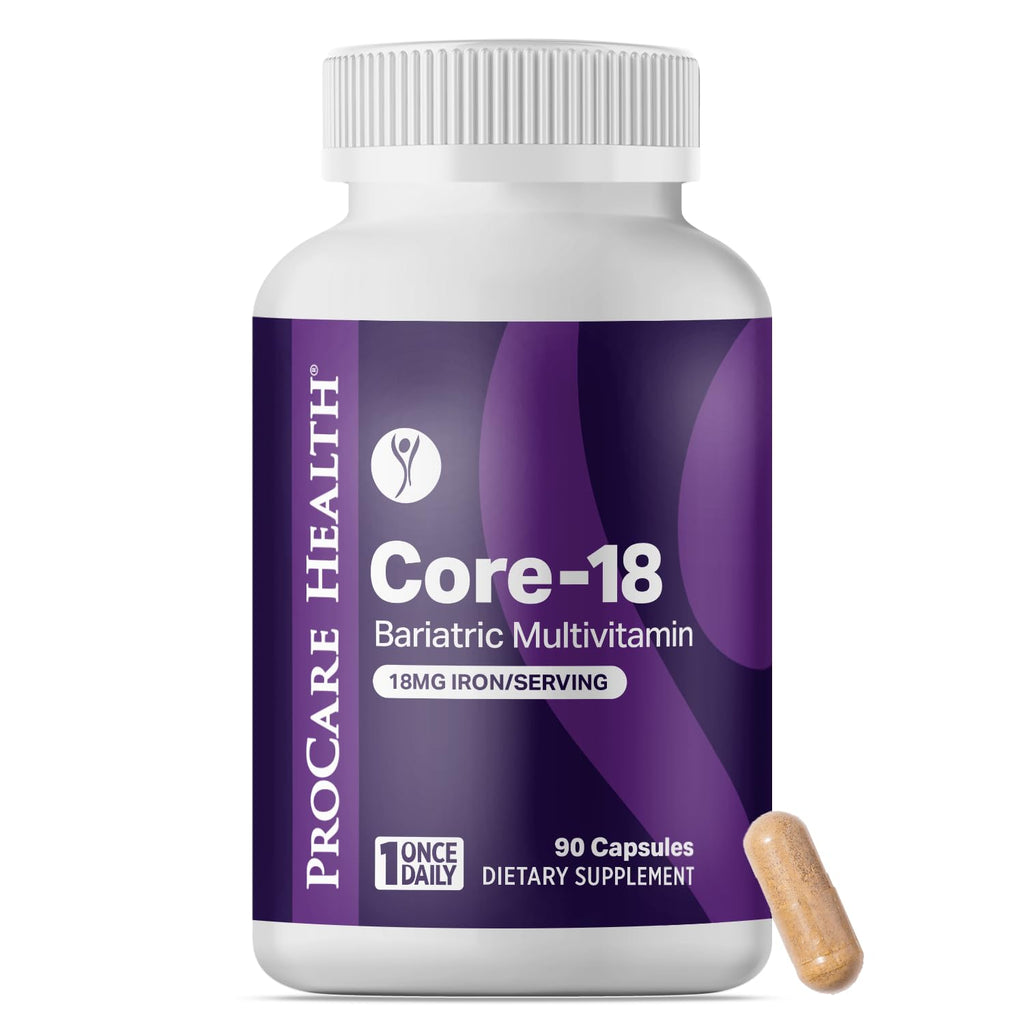 ProCare Health Core-18 Bariatric Multivitamin with Iron - 90 Capsules
