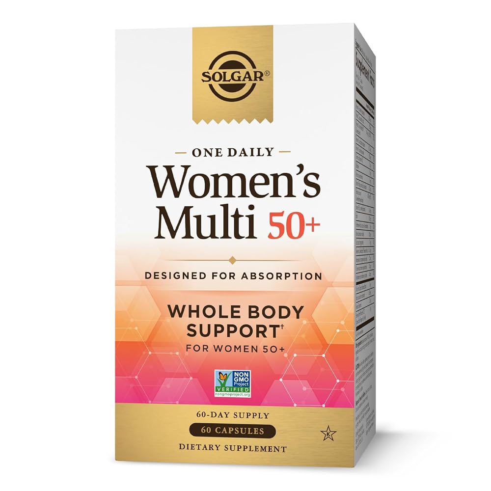 Solgar One Daily Women's Multi 50+ Multivitamin - 60 Vegetarian Capsules
