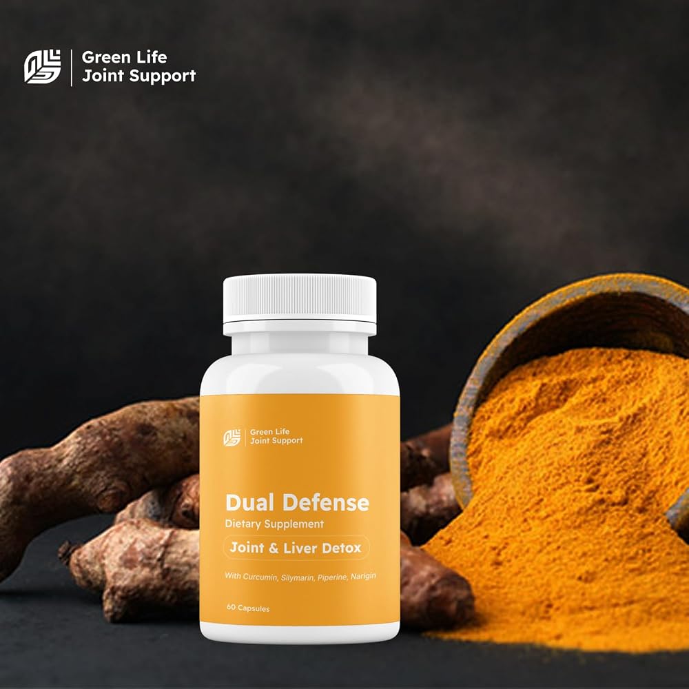 Green Life Org Dual Defense Joint & Liver Support - 60 Tablets - image 5