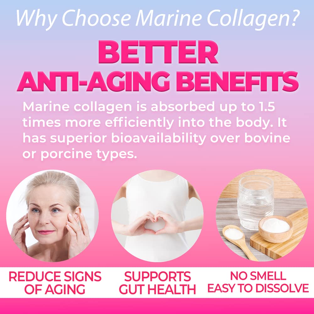 FINE JAPAN Premium Marine Collagen Powder with Hyaluronic Acid - 30 Servings - image 5