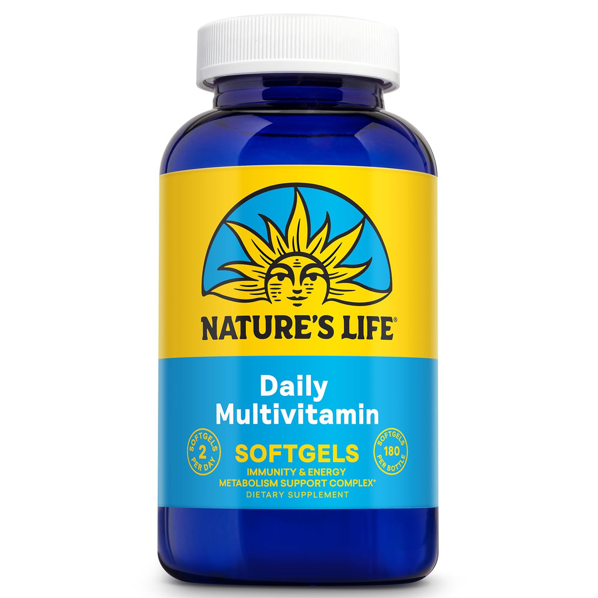 Nature's Life Soft Gelatin Multiple Complete Daily Multivitamin - 180 Softgels