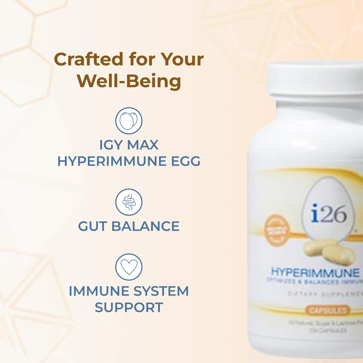 Youngevity i26 Hyperimmune Egg Immune & Digestive Support - 135 Capsules - image 5