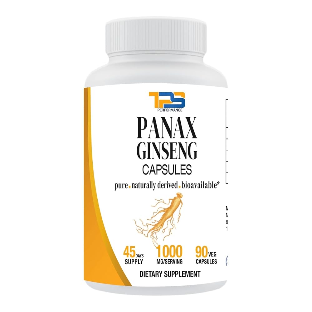 TPS PERFORMANCE Panax Ginseng Extra Strength 1000mg - 90 Capsules